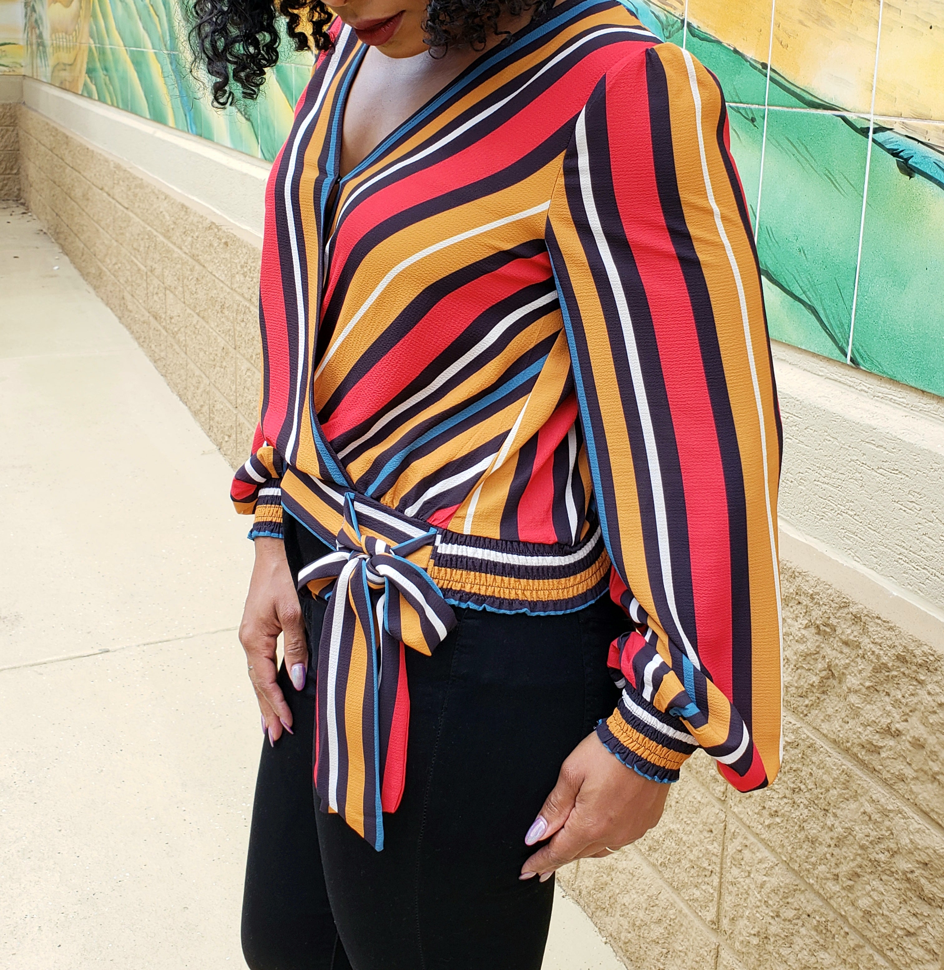 Vertical Wrap Top