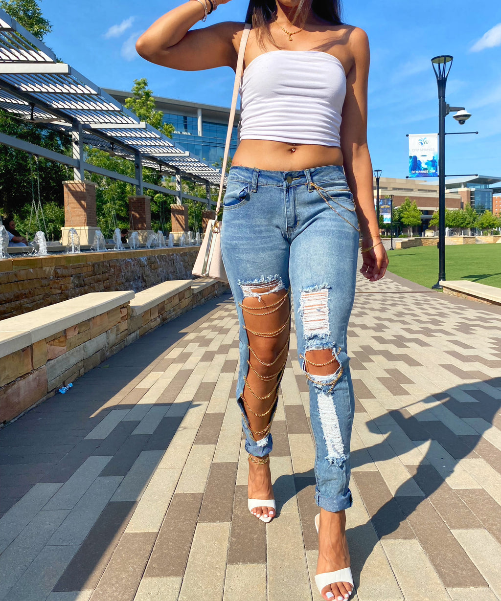 Chained Up Jeans