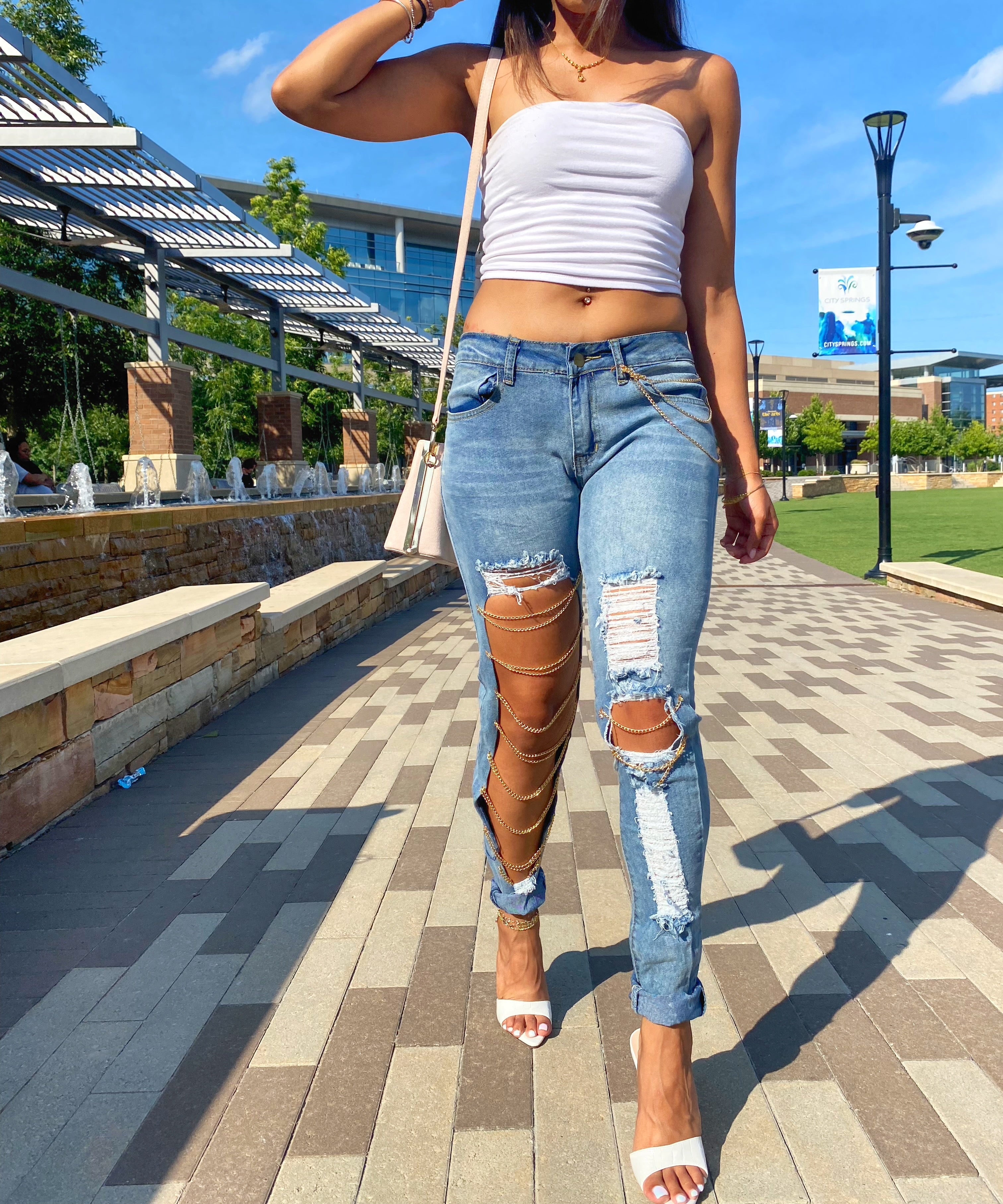 Chained Up Jeans
