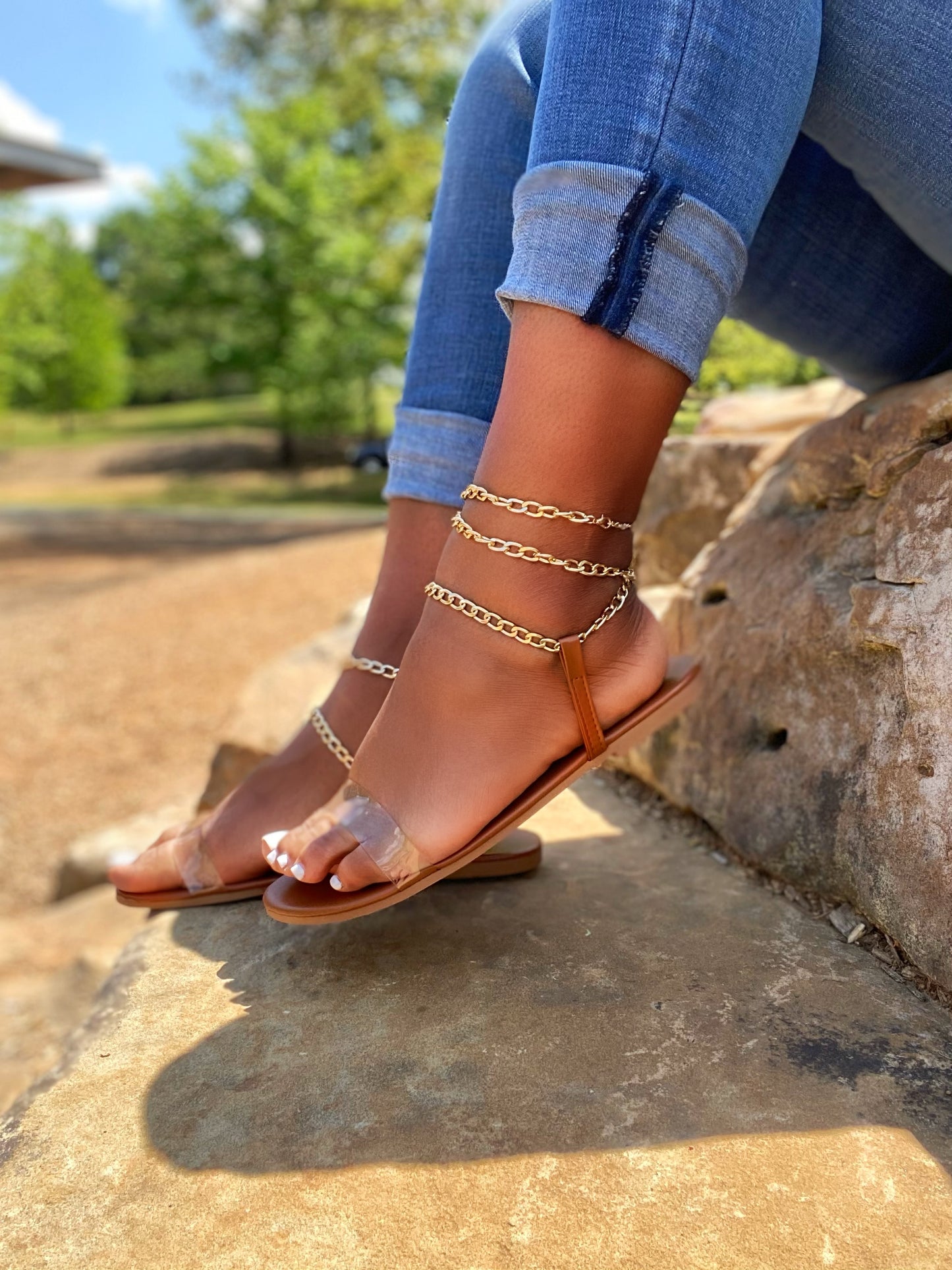 Chained Up Sandals