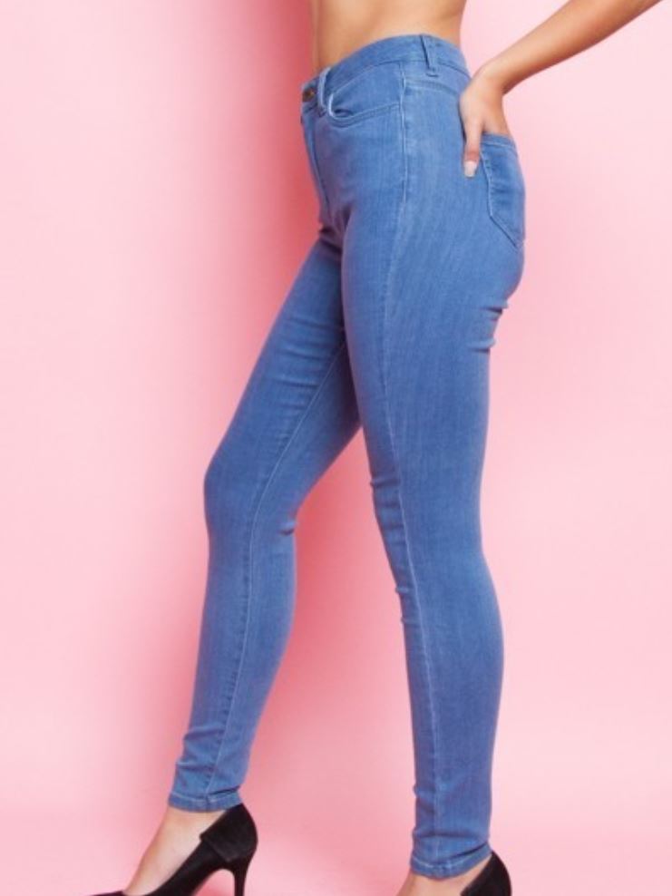 Jeans para online flacas