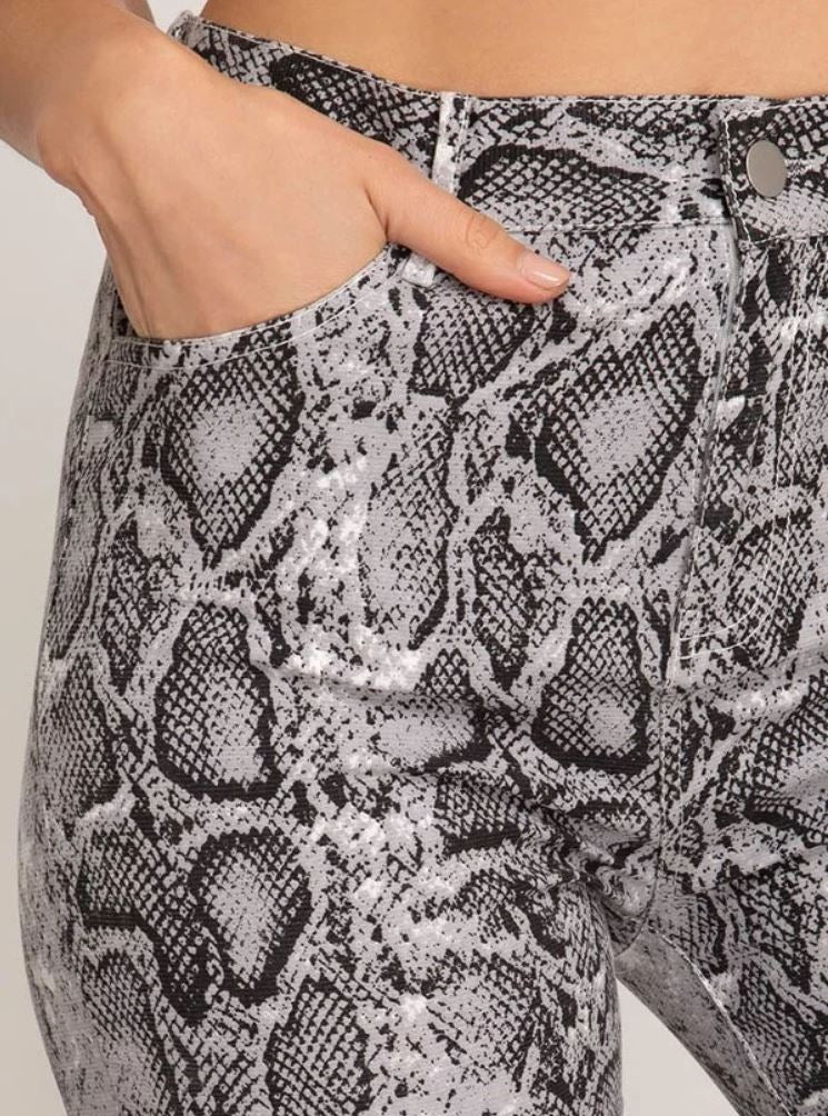 Eva Snakeskin Pants