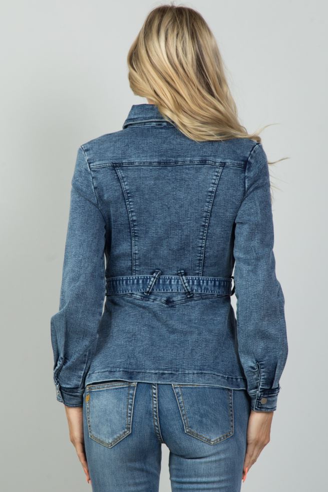 Tied Jean Jacket